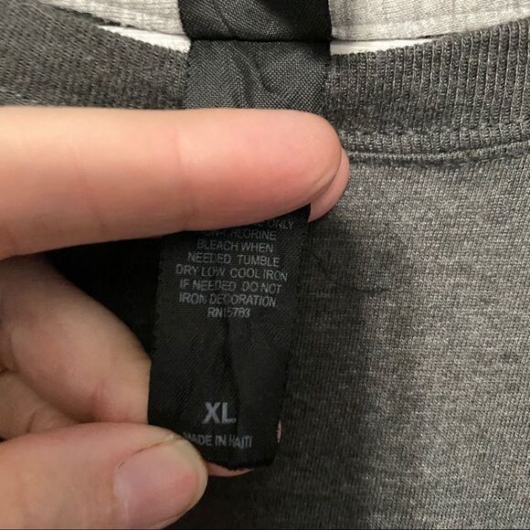 Volleyball May the strike Be with you graphic gray short sleeve Tshirt XL - Picture 3 of 5